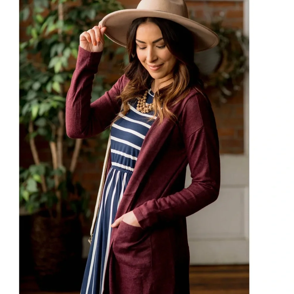 Brand New | Striped Midi Dress - Picture 5 of 16